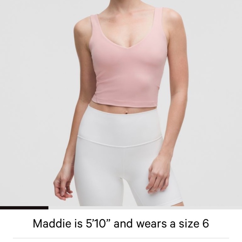 Lululemon Athletica Align Pink Tank Top size 8 {335}